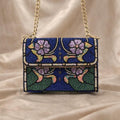 Handmade Sling Bag. Full Beaded Chained Shoulder Purse For Women. Gift For Her