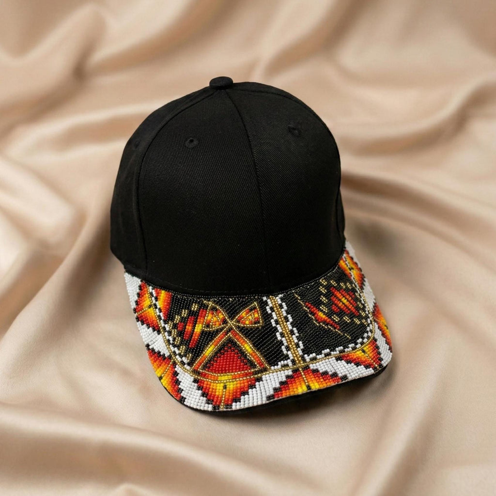 Handmade Beaded Cap. Unisex Adjustable Baseball Hat For Men and Women. Suitable for Gifting