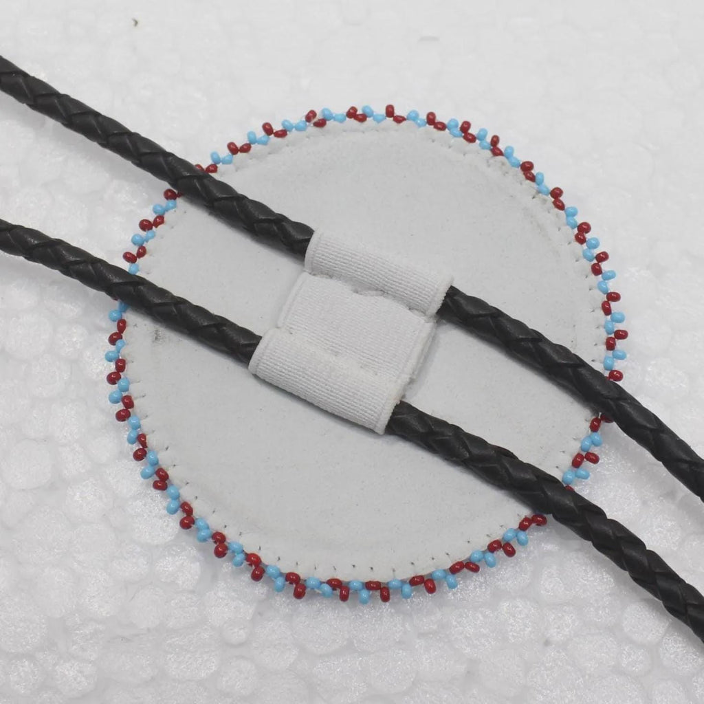 Handmade Beaded Bolo Tie. Stylish Seed Beads Accessory For Men
