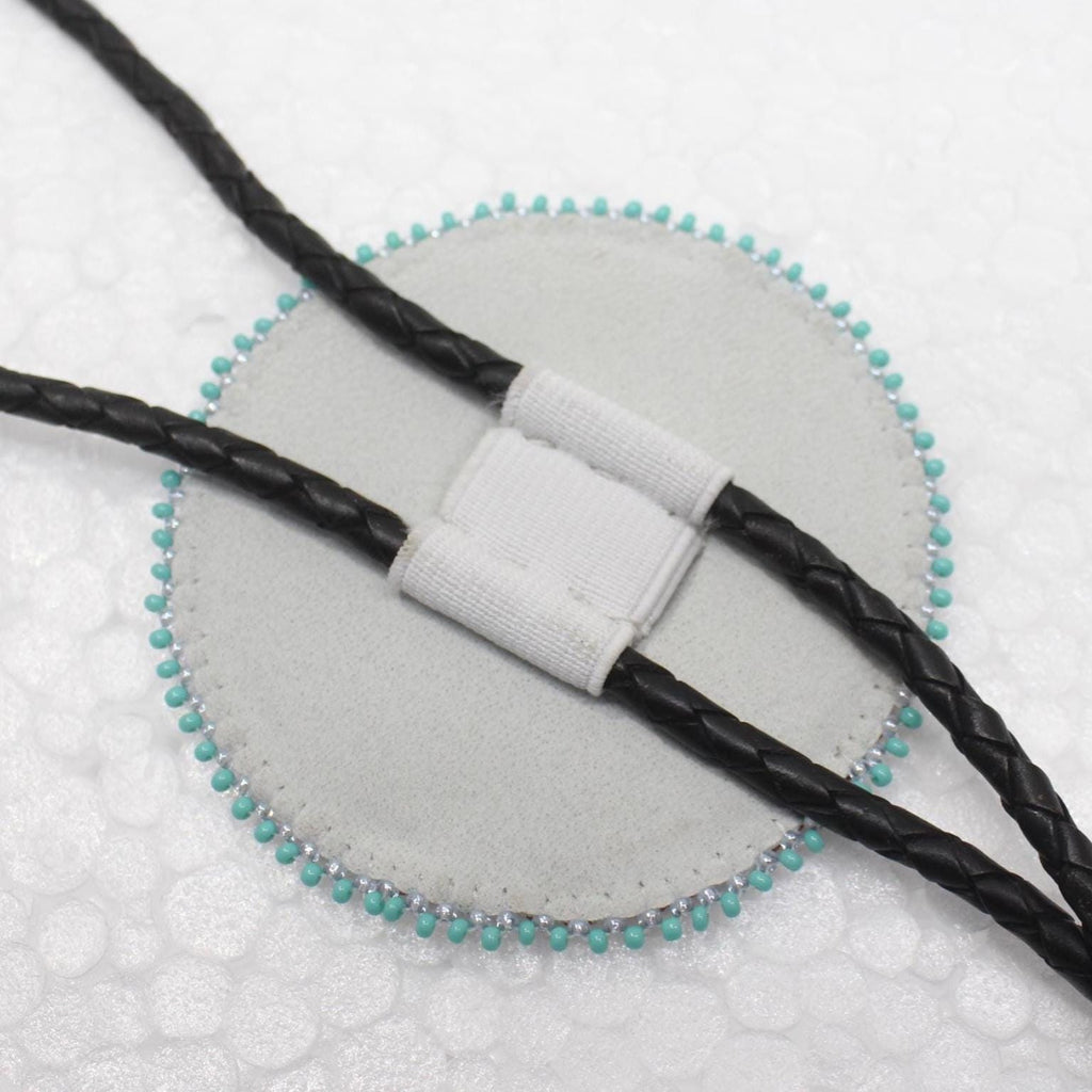Handmade Beaded Bolo Tie. Stylish Seed Beads Accessory For Men