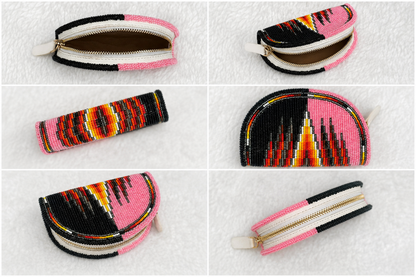 Hand-Beaded Coin Purse for Women