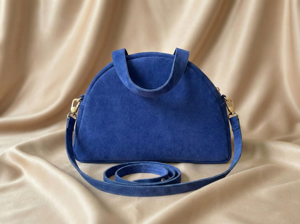 Handmade Sling & Shoulder Bag. Beaded Leather Purse For Women with Removable Strap. Gift For Her
