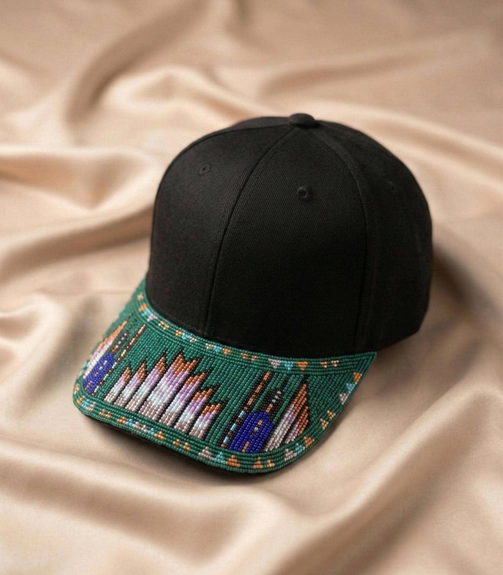 Handmade Beaded Cap. Unisex Adjustable Baseball Hat For Men and Women. Suitable for Gifting