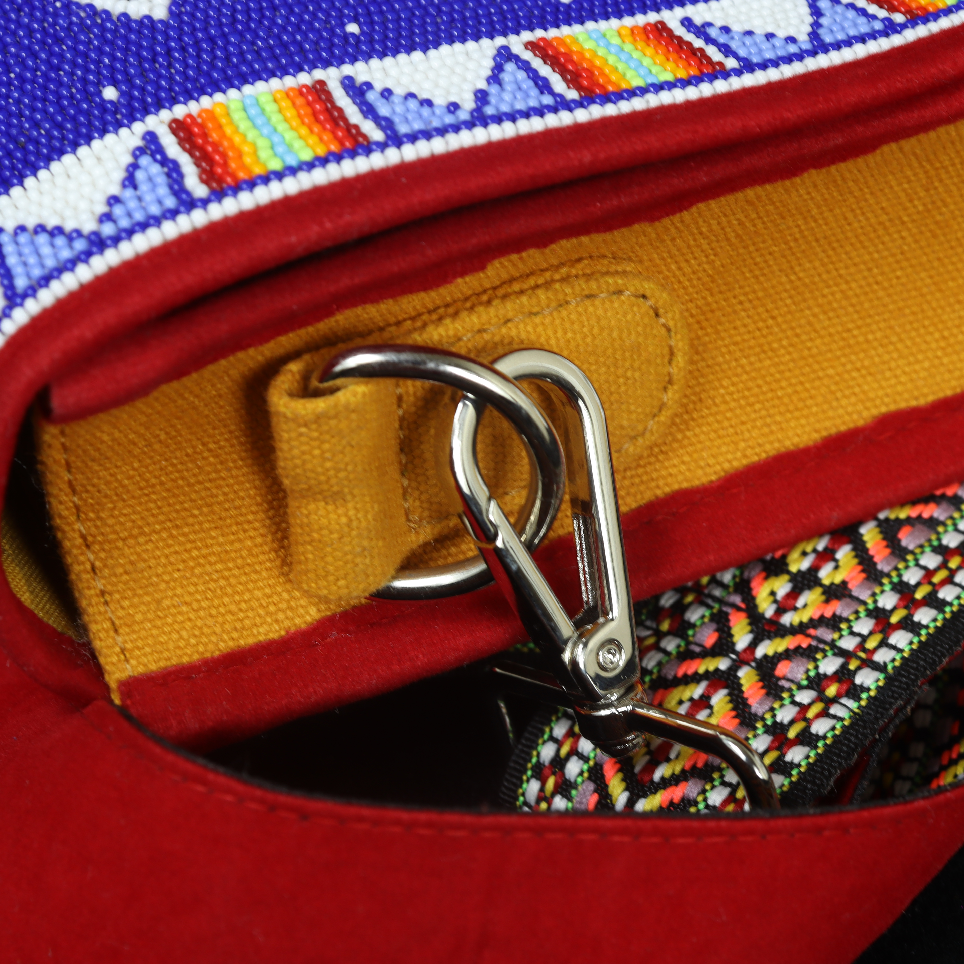 Handmade Beaded Crossbody Bag For Women. Native American Style Bag