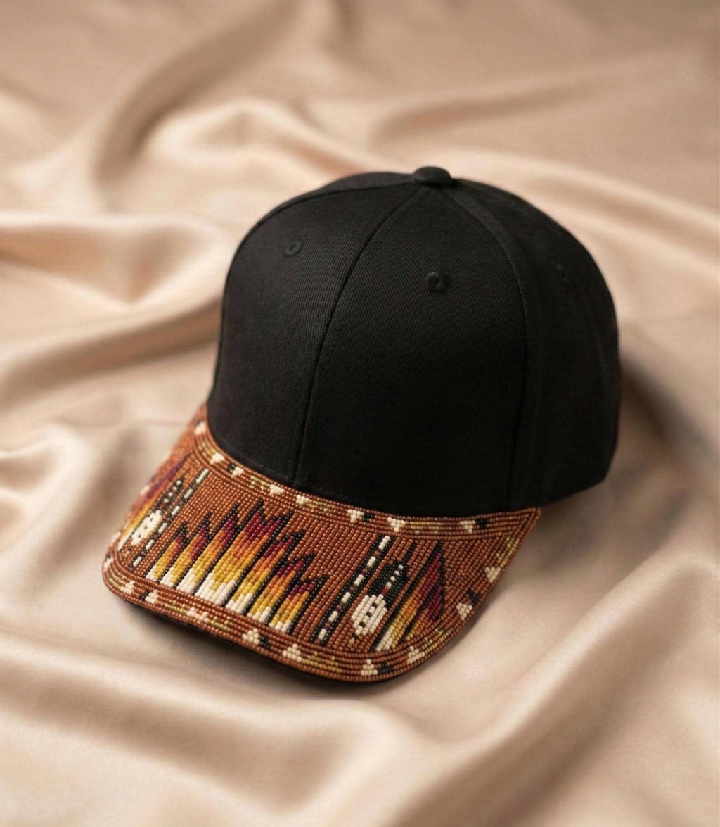 Handmade Beaded Cap. Unisex Adjustable Baseball Hat For Men and Women. Suitable for Gifting