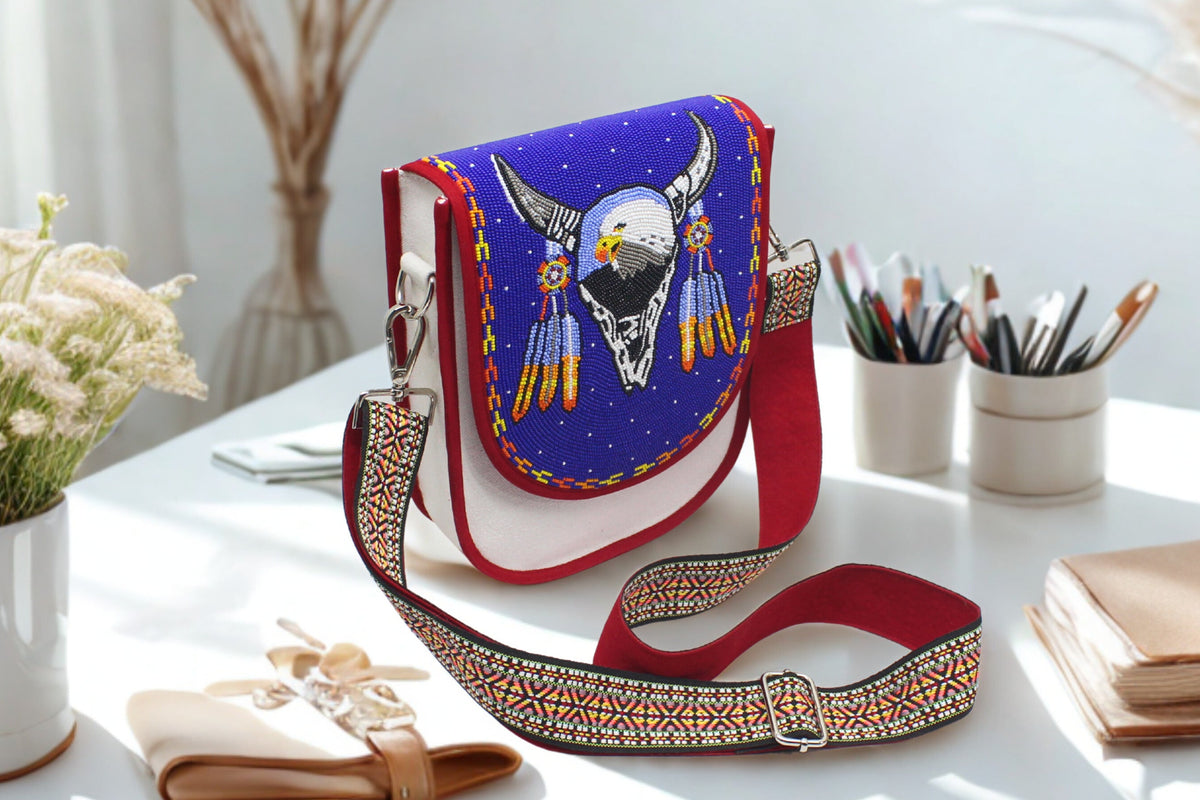 crossbody beaded bag