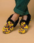 Handmade Full Beaded Leather Moccasins. Native American Style Shoes For Women. Suitable For Gifting