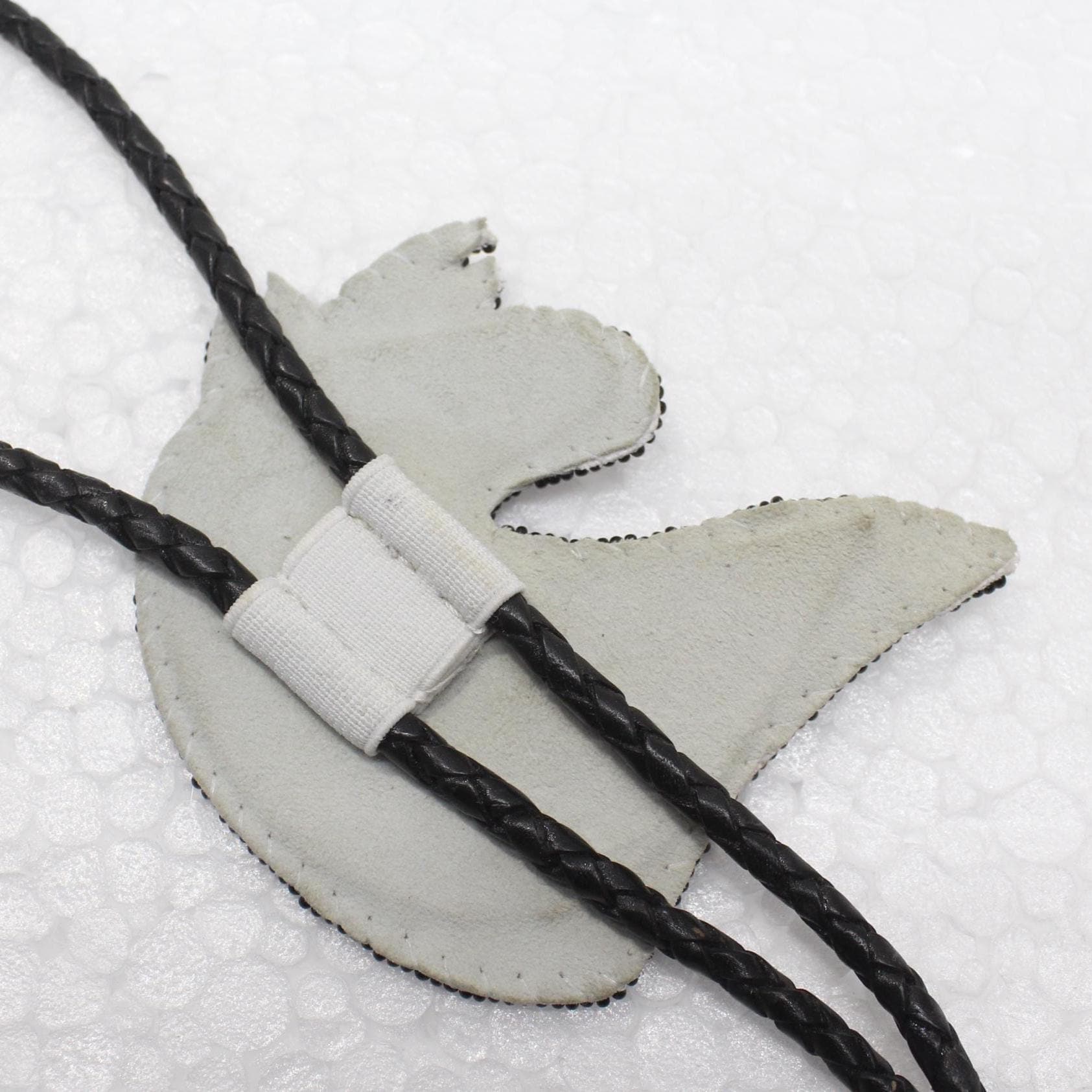 Handmade Beaded Bolo Tie. Stylish Seed Beads Accessory For Men