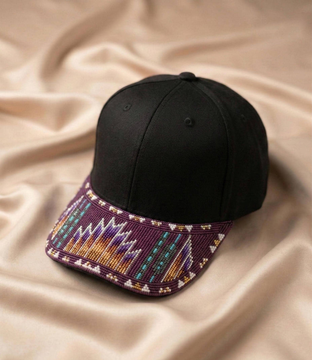 Handmade Beaded Cap. Unisex Adjustable Baseball Hat For Men and Women. Suitable for Gifting